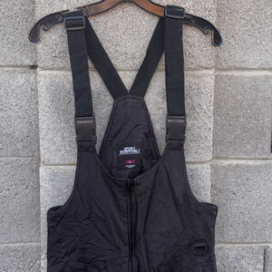 Women's Sport Essentials Black Ski Bib & Snow Bib Winter Wear Overalls L